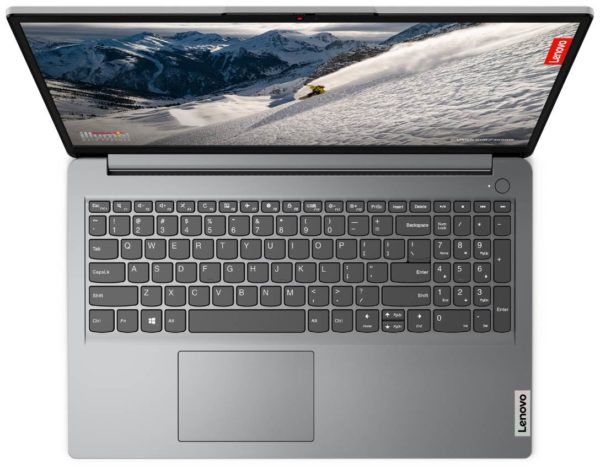15.6" Ноутбук Lenovo IdeaPad 1 15ALC7 1920x1080, AMD Ryzen 5 5500U 2.1 ГГц, RAM 8 ГБ, DDR4, SSD 512 ГБ, AMD Radeon Graphics, без ОС, 82R4004JRK, cloud grey