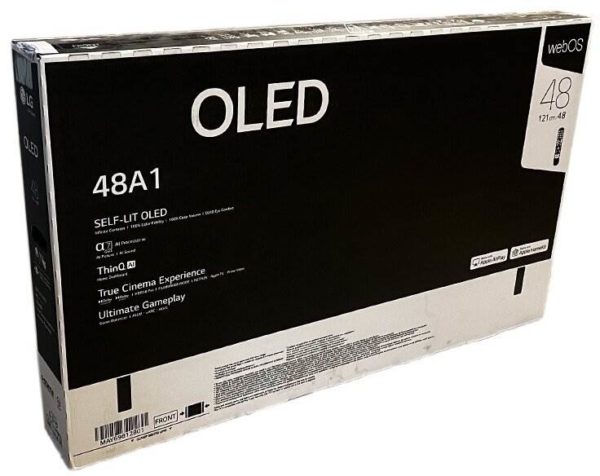 48" Телевизор LG OLED48A1RLA 2021 OLED, HDR - разъемы и интерфейсы: Ethernet - RJ-45, USB Type-A x 2, вход HDMI x 3, выход аудио цифровой оптический, выход на наушники, слот CI/CI+