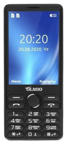 Кнопочный мобильный телефон с максимально большим дисплеем и аккумулятором, OLMIO E35 - экран: 3.5" (480×320) IPS