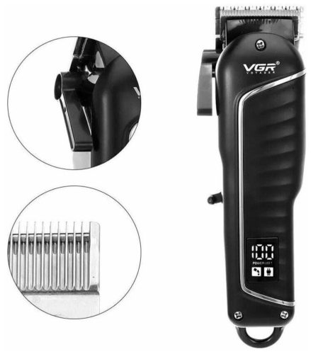 Машинка для стрижки волос VGR V-683 - дополнительные функции: стрижка бороды, стрижка влажных волос, стрижка волос