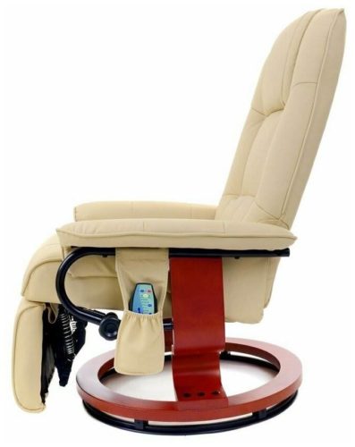 Массажное кресло Calviano Funfit, бежевый - функции регулировки: зона массажа, интенсивность массажа, угол наклона спинки