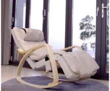 Массажное кресло-качалка OWAYS 7087 Brown - тип массажной накидки: роликовая