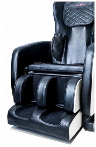 Массажное кресло VictoryFit VF-M58, черный/белый - вид массажа: Шиацу, акупунктурный, воздушно-компрессионный, разминающий, разогревающий