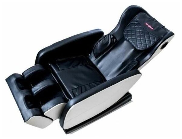 Массажное кресло VictoryFit VF-M58, черный/белый - зона массажа: бедра, голени, ноги, поясница, руки, спина, стопы, шея, ягодицы