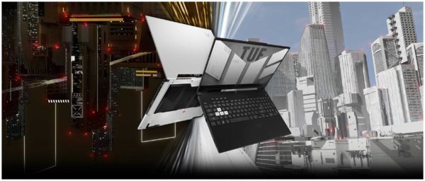 Ноутбук ASUS TUF Dash F15 2022 FX517ZE-HN120 90NR0953-M00AD0 (15.6", Core i7 12650H, 16 ГБ/ SSD 1024 ГБ, GeForce® RTX 3050Ti для ноутбуков) Черный - вес: 2 кг