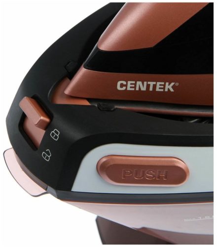 Парогенератор Centek CT-2300, 3200 Вт, керамическая подошва, розовый 7486614 - паровой удар: 400 г/мин