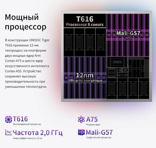 Планшет ARK Teclast T40(Pro edition) Tiger T618 (2.0) 8C RAM8Gb ROM128Gb 10.4 IPS 2000x1200 3G 4G Android 11 серый 13Mpix 8Mpix BT GPS WiFi Touch micr