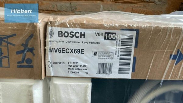 Посудомоечная машина Bosch SMV6ECX69E - вместимость: 14 комплектов