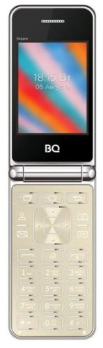 Телефон BQ 2445 Dream, 2 SIM, золотистый - экран: 2.4" (320×240) TFT