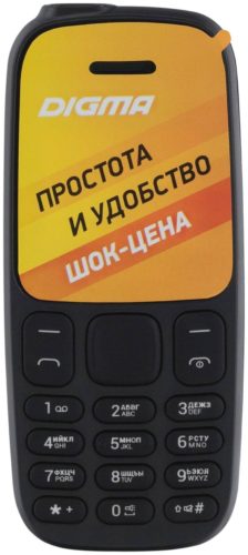 Телефон DIGMA Linx A106, 2 SIM, черный - процессор: Spreadtrum SC6500ES