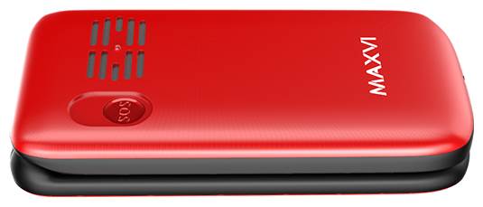 Телефон MAXVI E8, 2 SIM, красный - стандарт связи: 2G
