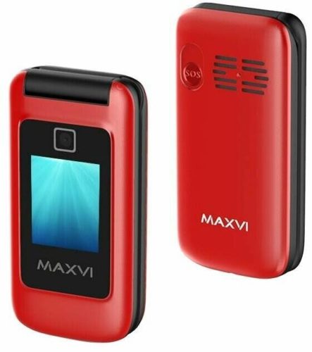 Телефон MAXVI E8, 2 SIM, красный