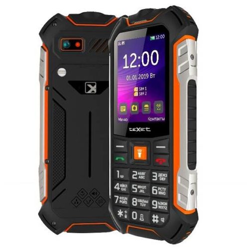 Телефон teXet TM-530R, 2 SIM, черный - экран: 2.4" (320×240) IPS