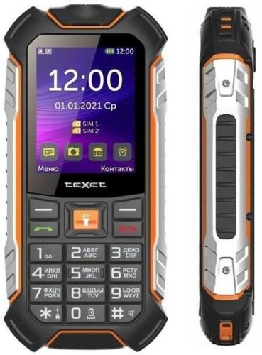 Телефон teXet TM-530R, 2 SIM, черный - sIM-карты: 2 SIM