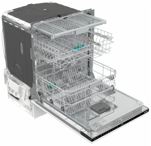 Встраиваемая посудомоечная машина 60 см Gorenje GV663C60 - вместимость: 16 комплектов