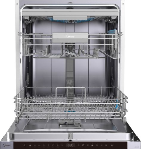 Встраиваемая посудомоечная машина Midea MID60S970i, серебристый - инверторный двигатель: да
