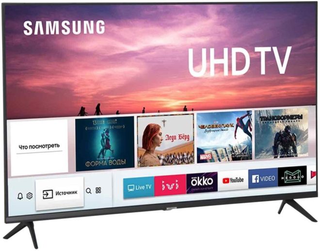 55" Телевизор Samsung UE55AU7002U 2022 LED, HDR