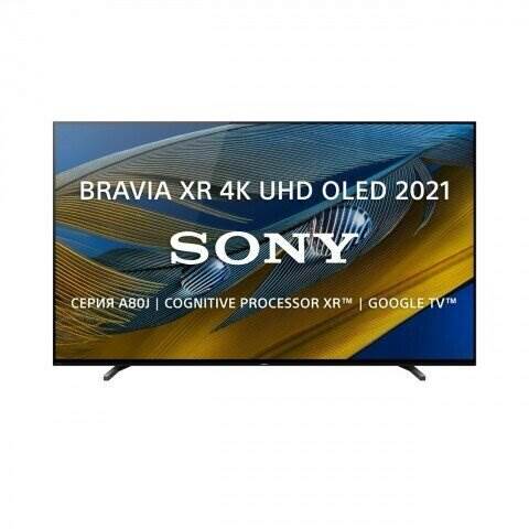 55" Телевизор Sony XR-55A80J 2021 HDR, OLED, LED