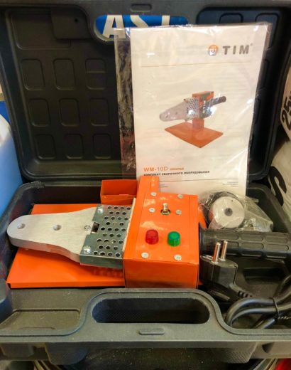 Аппарат для раструбной сварки Tim WM-10D (600 Вт)