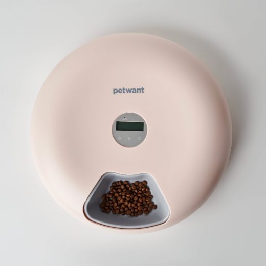 Автоматическая кормушка для домашних животных, для всех видов корма, Petwant, на 3 дня, розовый - количество в наборе: 1 шт.