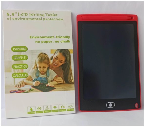 Графический планшет для заметок и рисования LCD Writing Tablet 8'5 со стилусом красный