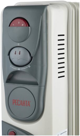 Масляный радиатор Ресанта ОМ-9НВ с тепловентилятором (67/3/11 МасляныйрадиаторОМ-9НВ(2,4кВт)Ресанта, шт) Ресанта - установка: напольная, настенная
