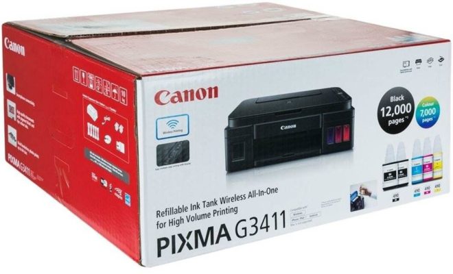 МФУ струйное Canon PIXMA G3411, цветн., A4