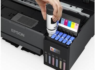 Принтер струйный Epson L8058, цветн, A4, черный