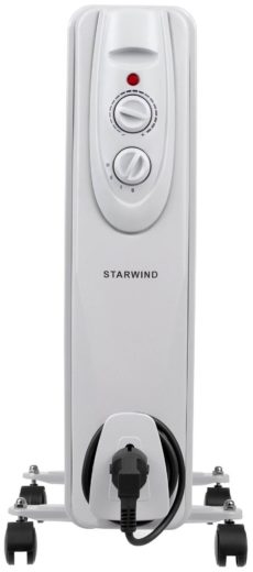 Радиатор масляный STARWIND SHV3915 2000Вт белый - установка: напольная