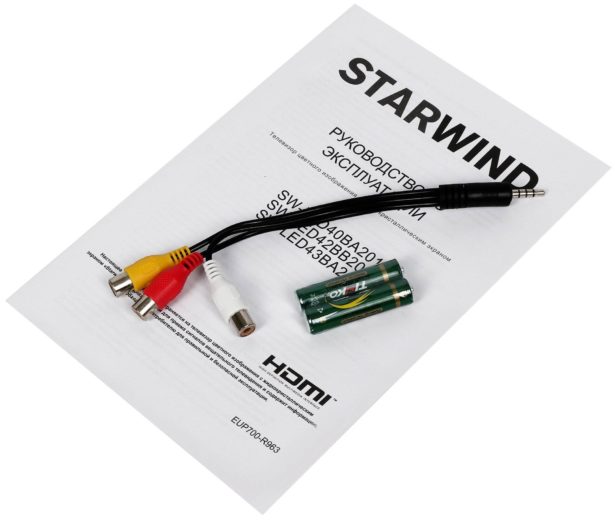 42" Телевизор STARWIND SW-LED42BB200 2020 LED - тип подсветки: Direct LED
