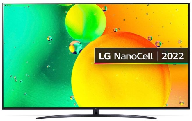 65" Телевизор LG 65NANO766QA 2022 NanoCell, HDR, LED