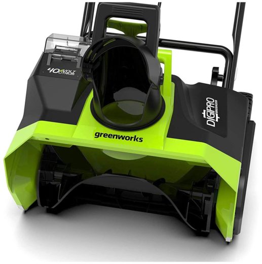 Снегоуборщик аккумуляторный Greenworks GD40 2600607 с аккумулятором 4 А.ч, 40 В, 4мА·ч