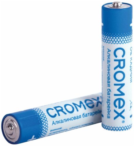 Батарейки алкалиновые щелочные ААA мизинчиковые для пульта / часов / весов / фонарика, Cromex Alkaline Ааа(lr03, 24А) в коробке