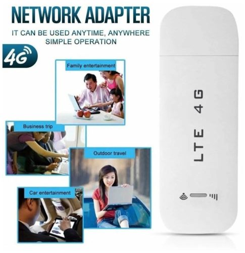 Модем-роутер Wi-Fi - 4G LTE / Поддержка любых операторов / принимает до 10 абонентов / скорость интернета до 150 мб /