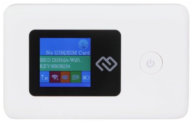 Портативный модем Digma 3G/4G, интернет модем wi fi, модем для ноутбука, телефона, компьютера