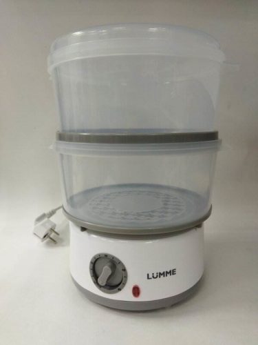 Пароварка LUMME LU-1405 белый жемчуг