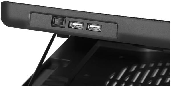Подставка для ноутбука Defender 15.6-17", 2USB, 3 вентилятора