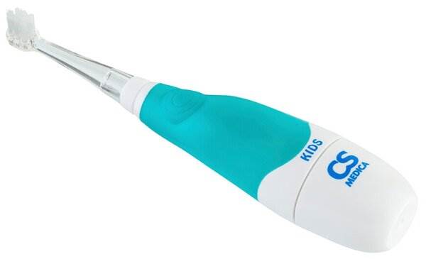 Щетка зубная электрическая CS Medica /щетка для ежедневного применения / для детей / Голубая