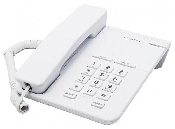 Проводной телефон ALCATEL T22 white
