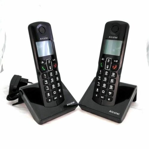 Радиотелефон Alcatel S230 DUO RU BLACK (чёрный) ( 2 трубки в комплекте )
