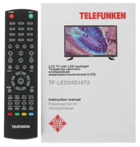 24" Телевизор TELEFUNKEN TF-LED24S18T2 2021 LED